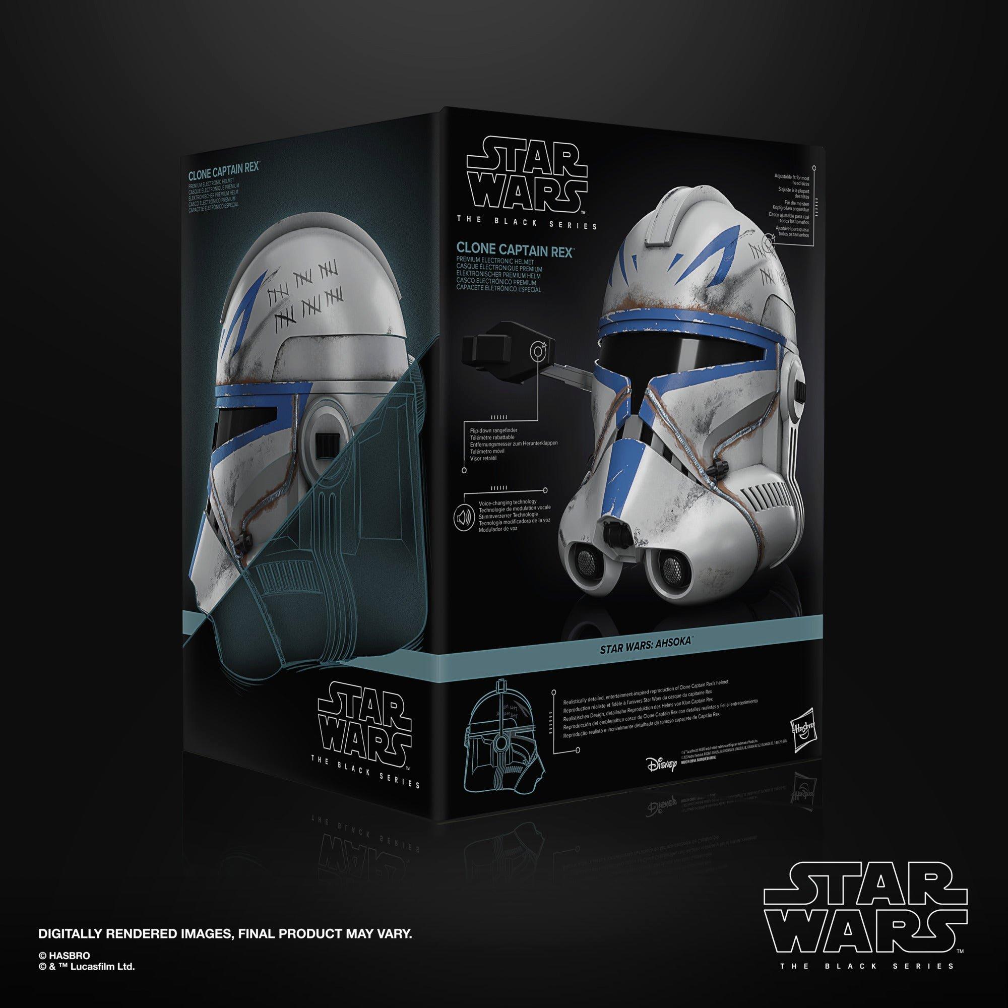 Star Wars The Black Series Clone Captain Rex Electronic Helmet