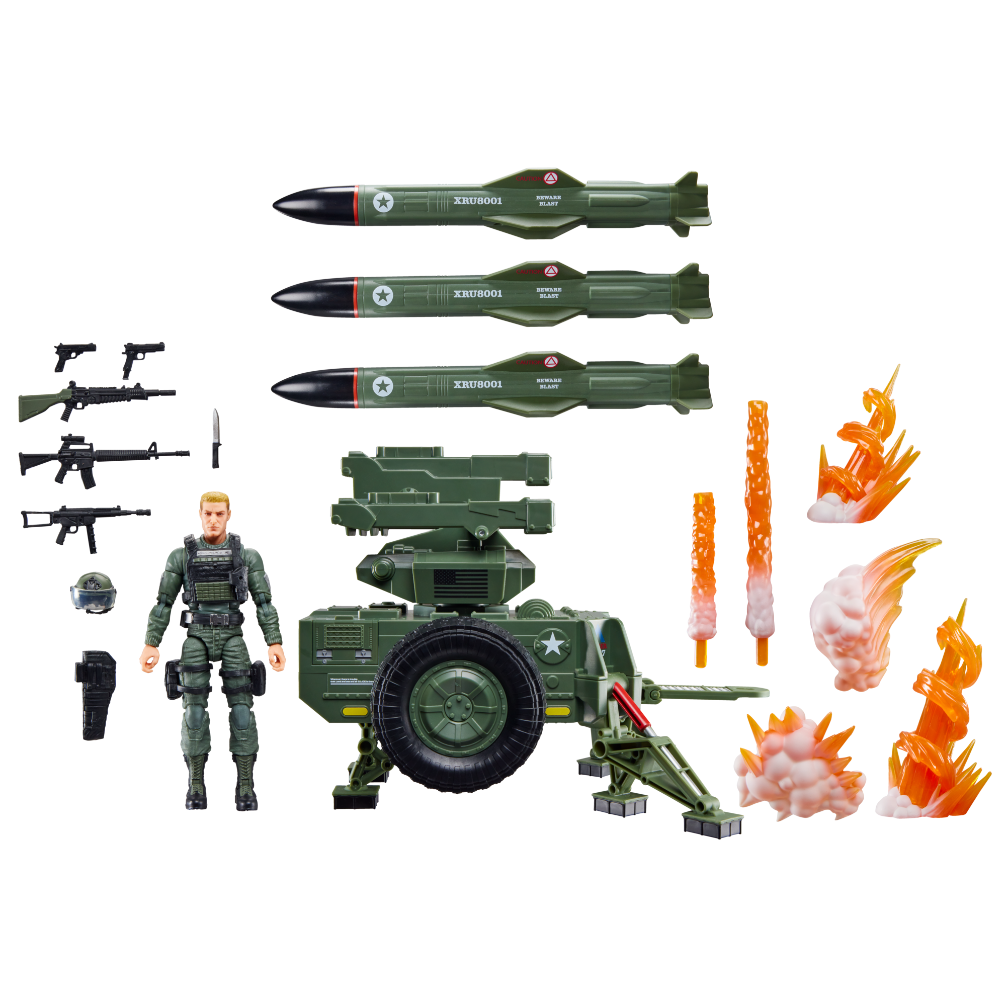 G.I. Joe Classified Series #182, Clayton “Hawk” Abernathy with M.M.S. (Mobile Missile System)