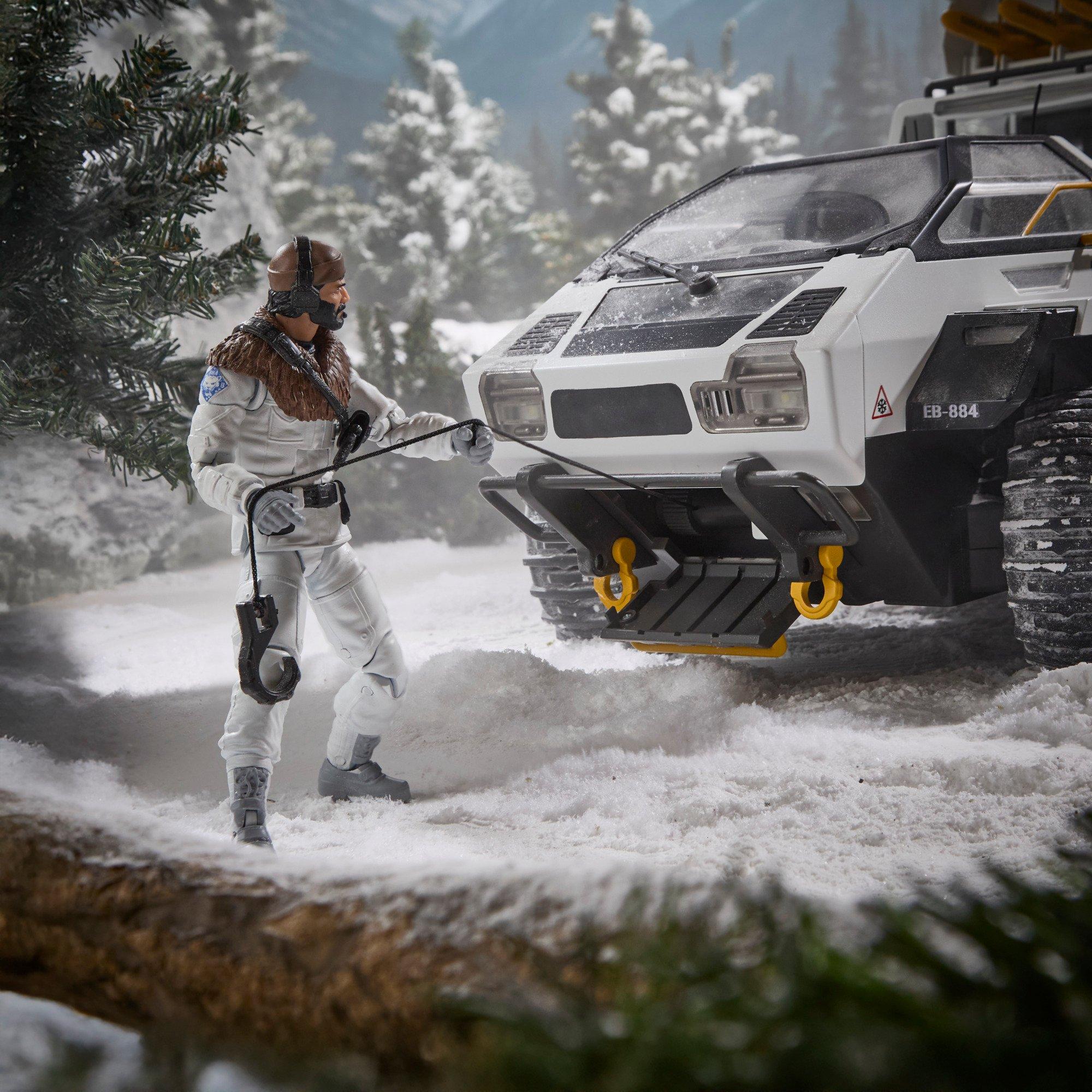 G.I. Joe Classified Series Snow C.A.T. (Combat All-Terrain) Vehicle With Farley "Frostbite" Seward Action Figure
