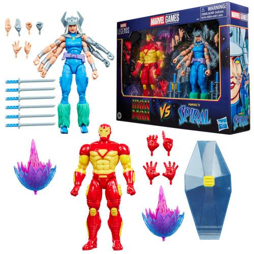 Marvel Legends Series Marvel Games Iron Man vs Marvel’s Spiral