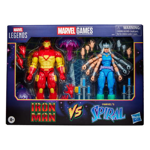 Marvel Legends Series Marvel Games Iron Man vs Marvel’s Spiral