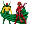 Marvel Legends Series Vision & Scarlet Witch, Avengers: The Crossing