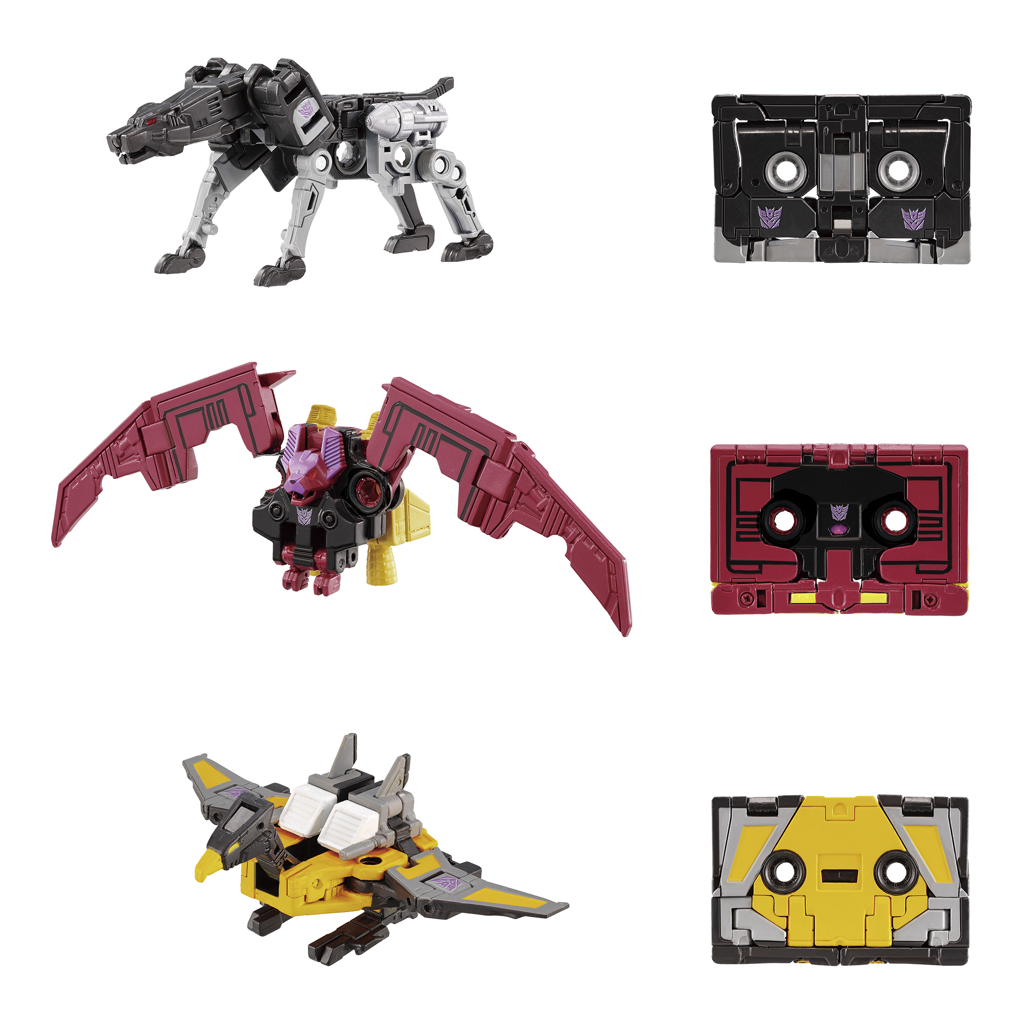 Transformers Takara Tomy MPG-22 Jaguar, Buzzsaw, & Ratbat